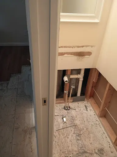 Restoration equipment on a Boston job