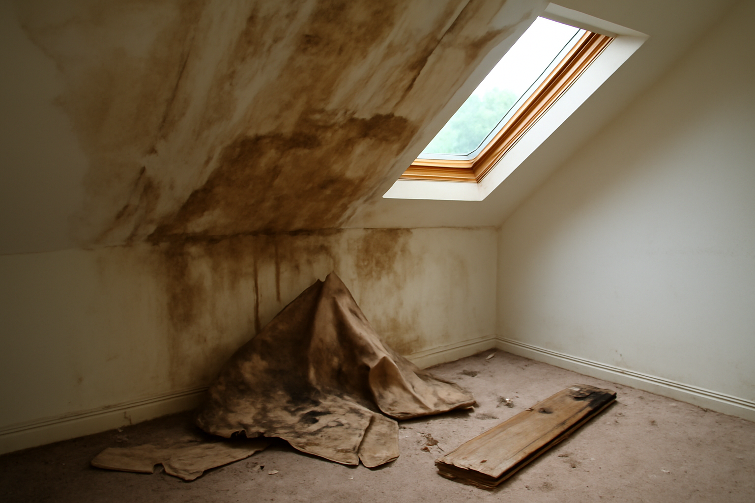 Attic Water Extraction in Scituate, MA