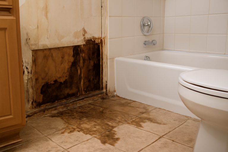 Bathroom Water Damage Restoration