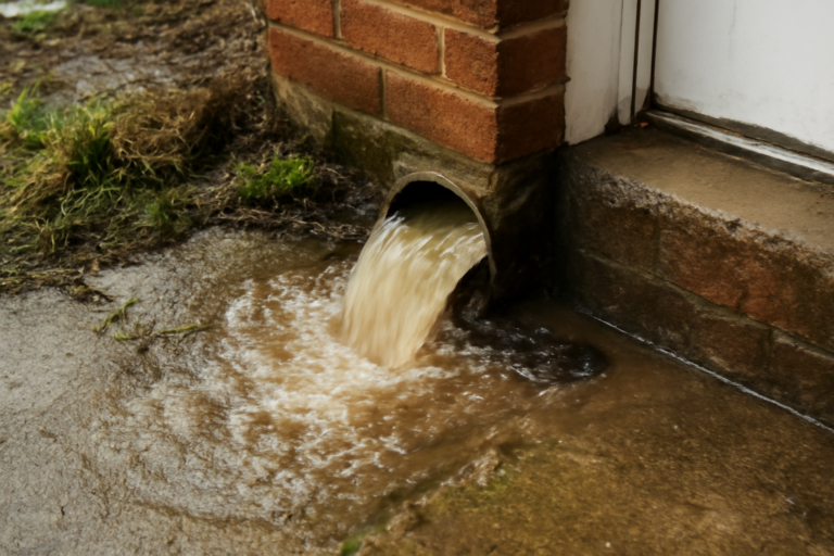 Clogged Drain Water Removal