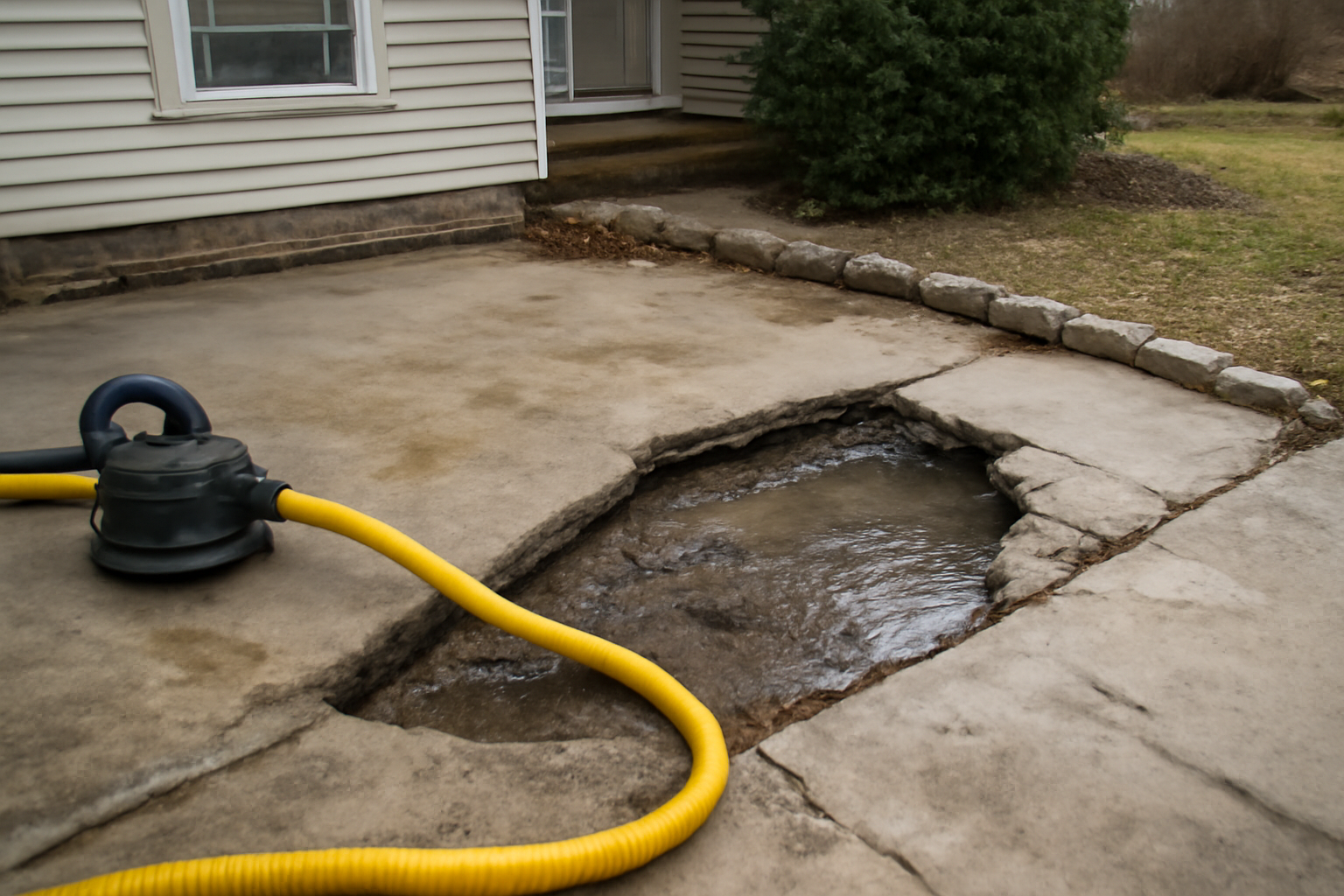 Concrete Slab Water Extraction in Milford, NH
