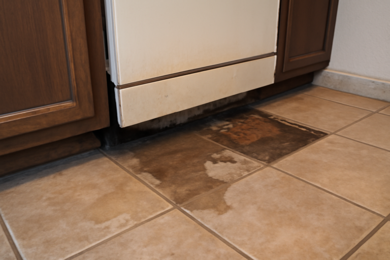 Dishwasher Leak Water Removal