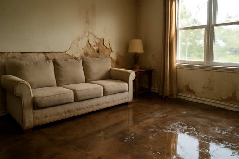 Living Room Water Removal