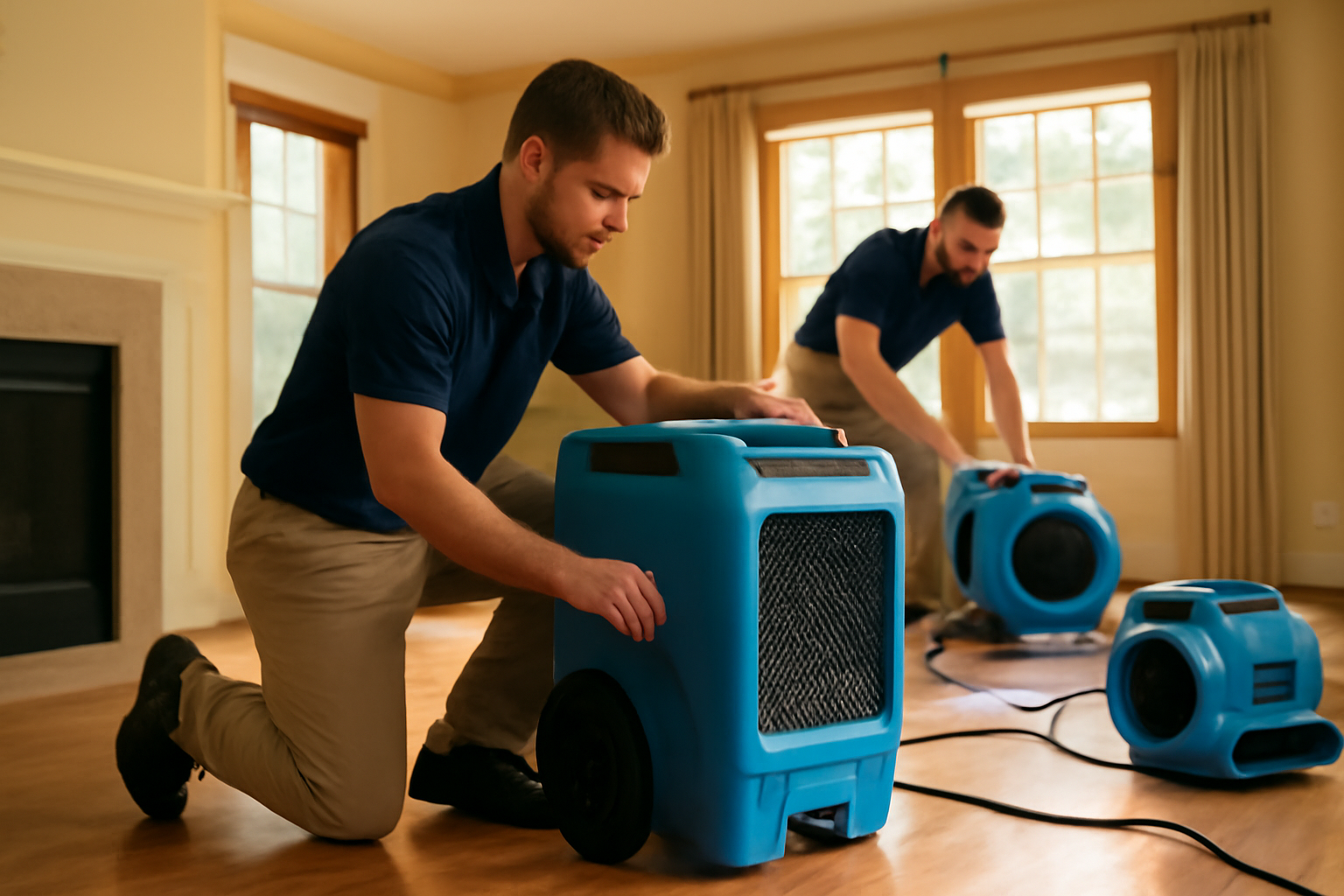 Water damage restoration service